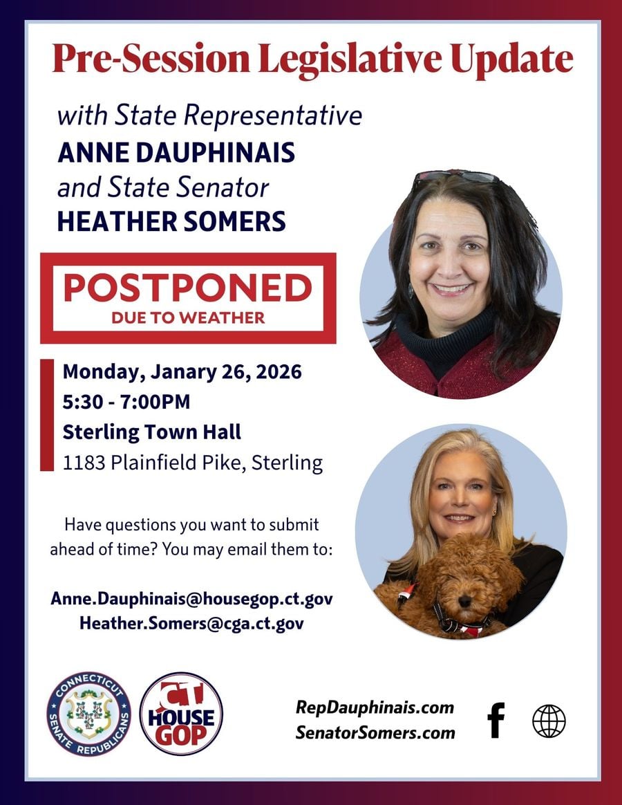 POSTPONED- Sterling Pre-Session Legislative Update
